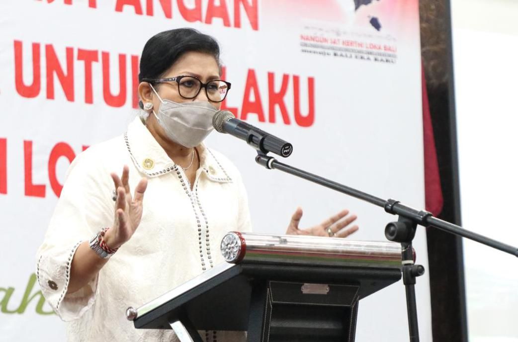 podiumnews.com-Ny. Putri Koster Puji Ketangguhan UMKM Mampu Bertahan Masa Pandemi